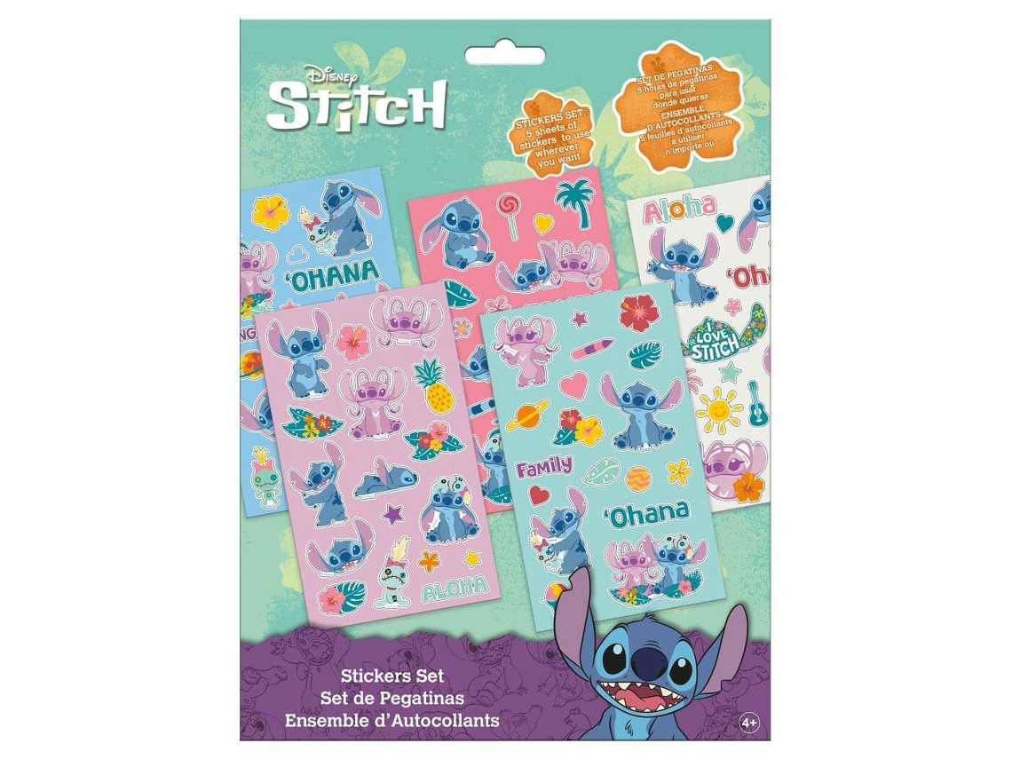Conjunto De Autocolantes Disney Stitch St00077