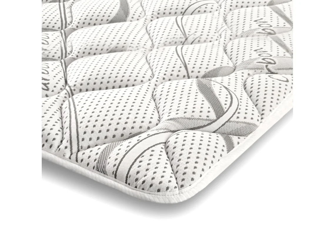 The White Stone Topper 165 X 195 Cm | Corretor De Colchão Ergonômico | Revestimento Algodão Soft | 5 Cm | Tecido Respirável Hipoalergênico