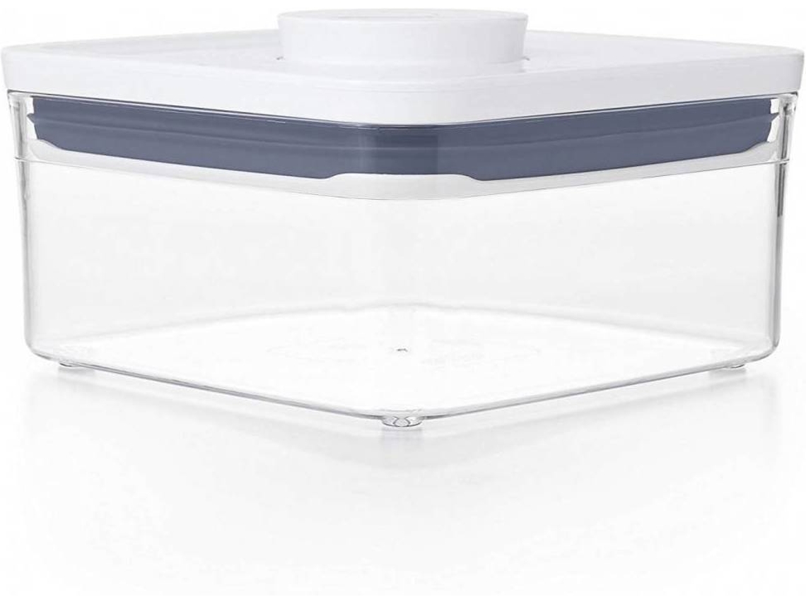 Frasco POP Hermético Quadrado da OXO (1L - 16 x 16 x 8cm)