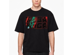 Rockinstone John Wick Baba Yaga Inlay Black Adult T-shirt Size:xl