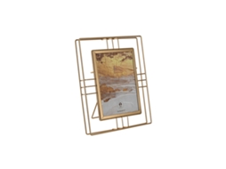 Moldura de Fotos HOME ESPRIT Dourado Metal Cristal 18,5 x 2,5 x 23,5 cm (12 Unidades)