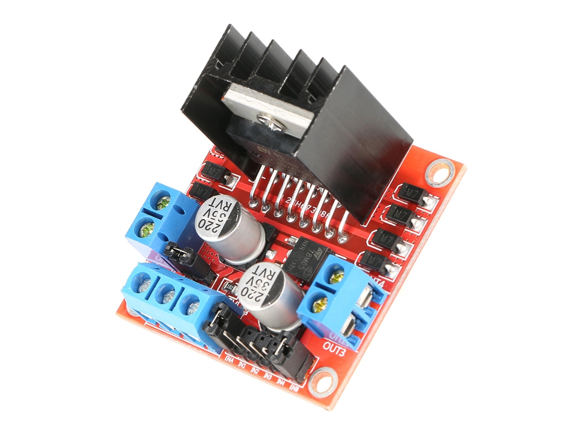 Módulo Ponte H L298n Para Motor De Passo - Placa Driver Para Carro Inteligente E Robô