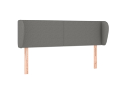 Headboard, Headboards Vidaxl Cinzeto Tecido (147 X 23 X 78/88 Cm)