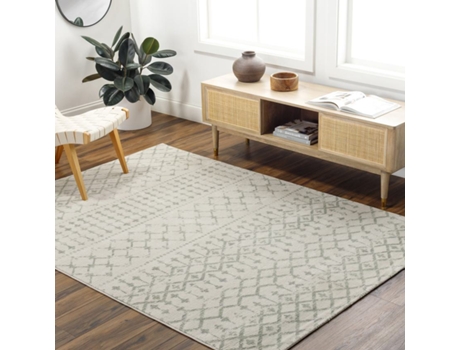 Tapete LIVABLISS Berbere Étnico Cinza/Verde 200x275