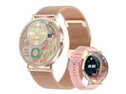 Smartwatch Qs05 Com Tela Amoled Ultra Nítida De 1,32 Polegadas, Rastreador De Atividades Físicas Com Spo2/frequência Cardíaca/monitoramento