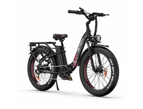 Bicicleta Elétrica Drvetion Ctr26 Com Quadro Aberto E Pneus Largos, Bateria Samsung De 48v 15ah E Binário De 100n.m.