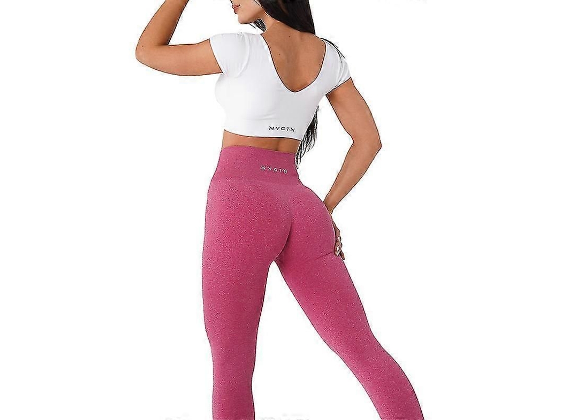 _leggings Sem Costuras Nvgtn Mulher Fitness Elásticos Respiráveis Levantamento de Quadril