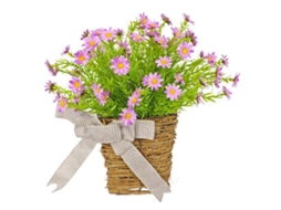 Laxiscreed Guirlanda De Primavera E Verão Com Flores Artificiais Para Porta De Entrada