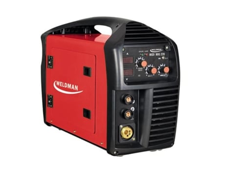 Máquina de solda semiautomática Midi Mig220 220a35/5kg Weldman