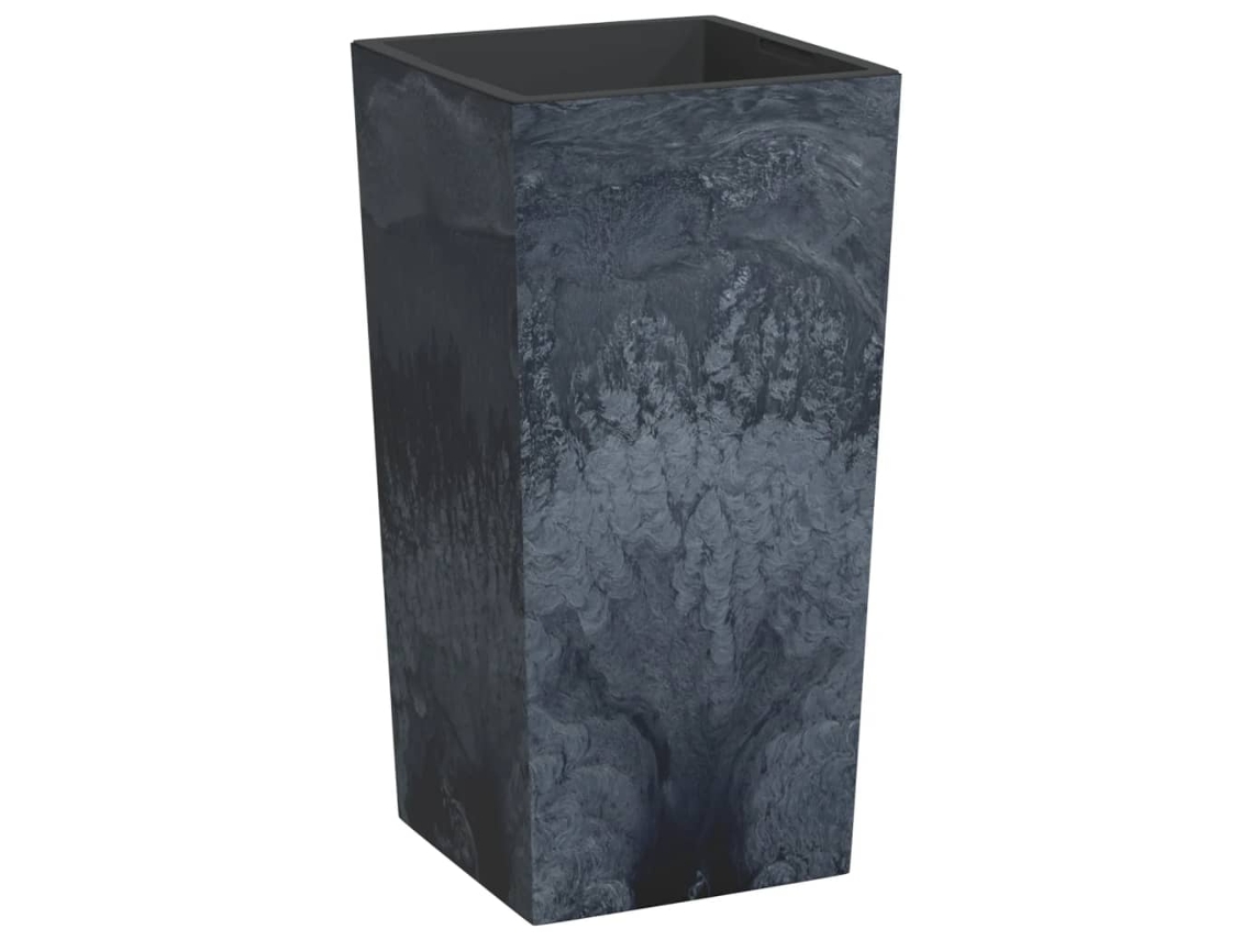 Conjunto 1 Vaso Vidaxl Antracite Polipropileno (32.5 X 32.5 X 61 Cm)