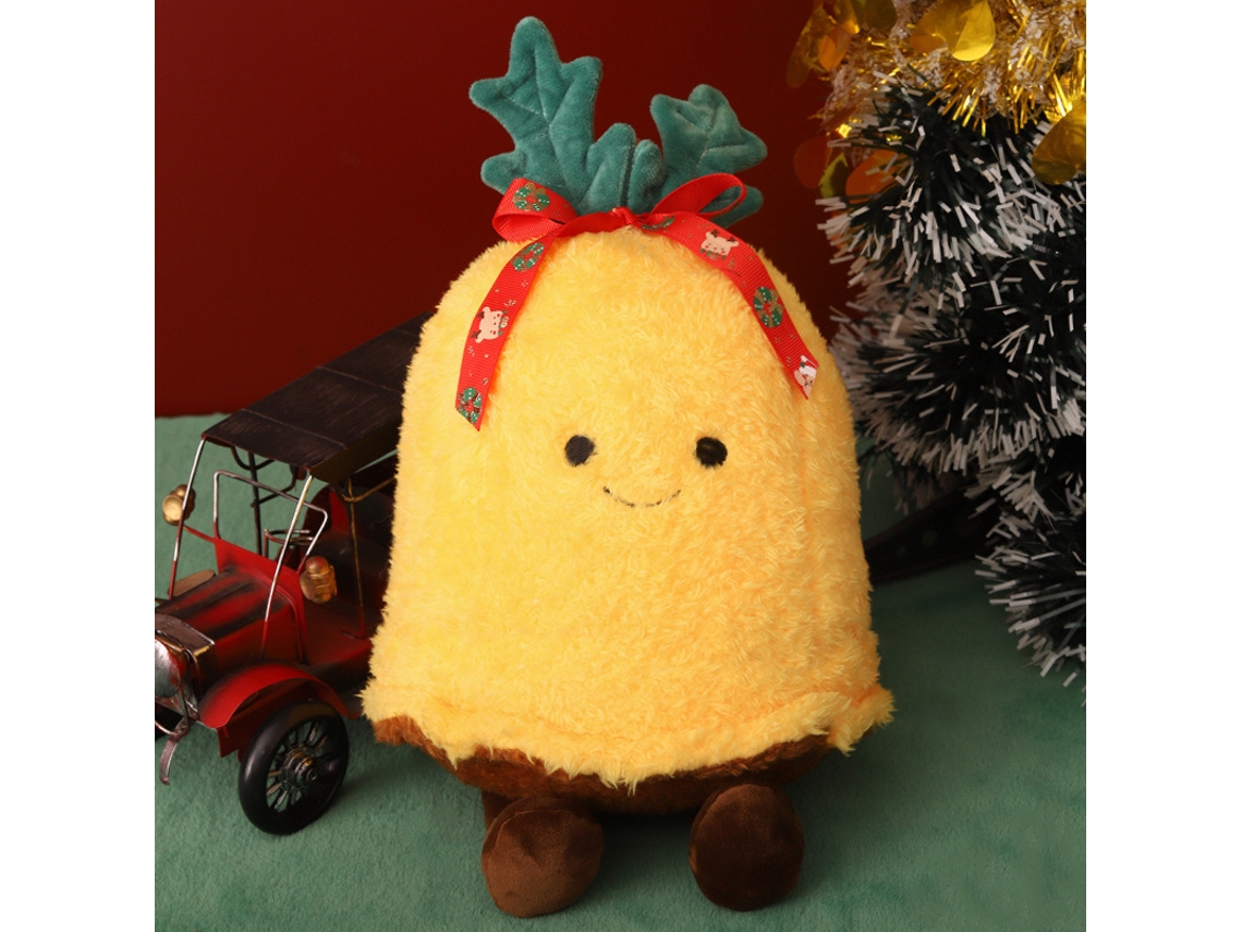 (boneca De Natal Com Sino 15 Cm) Brinquedo De Pelúcia, Boneca Almofada, Decoração