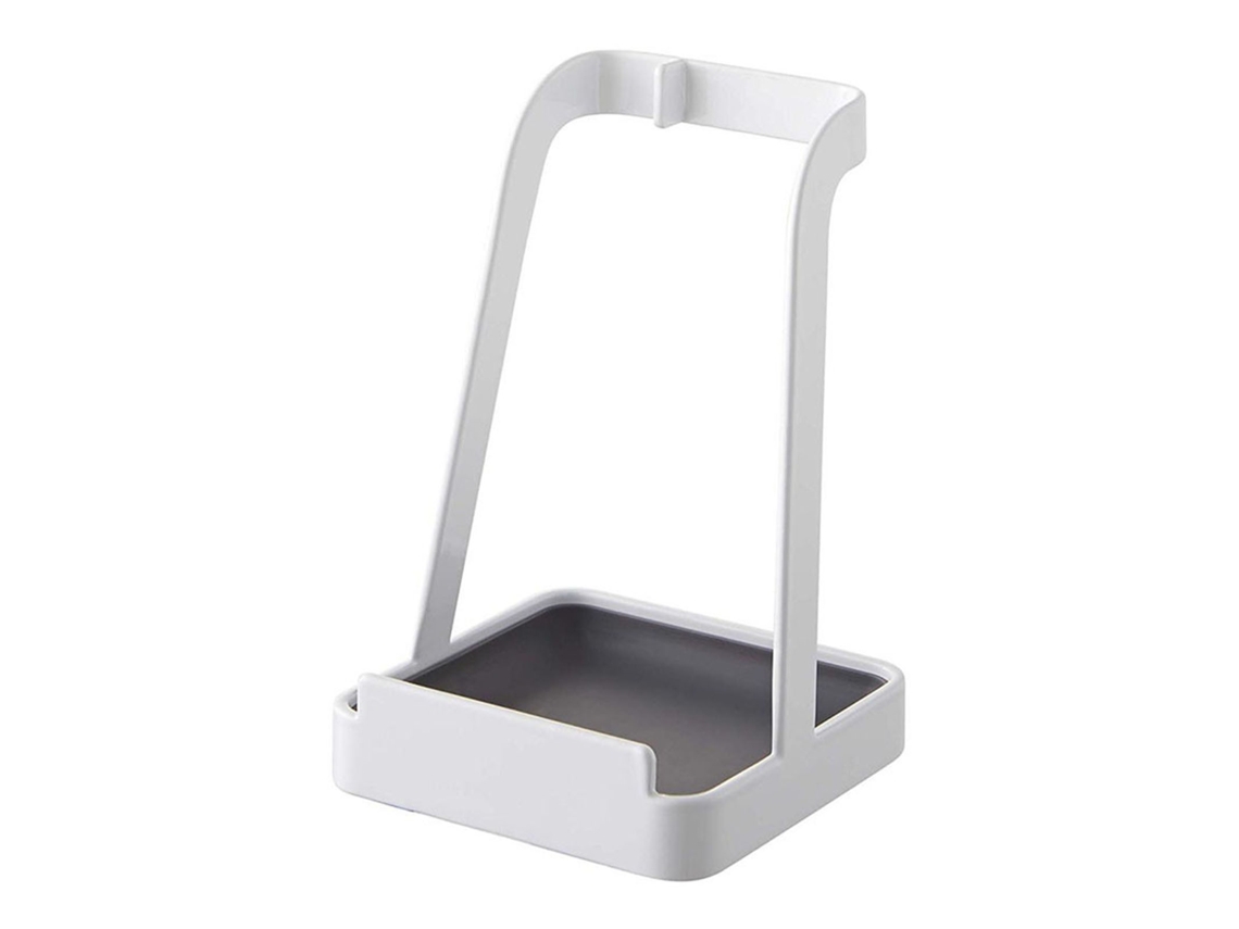 Eyf suporte para Tampas de Panelas e Colheres com Bandeja Anti derrame em Ferro Branco