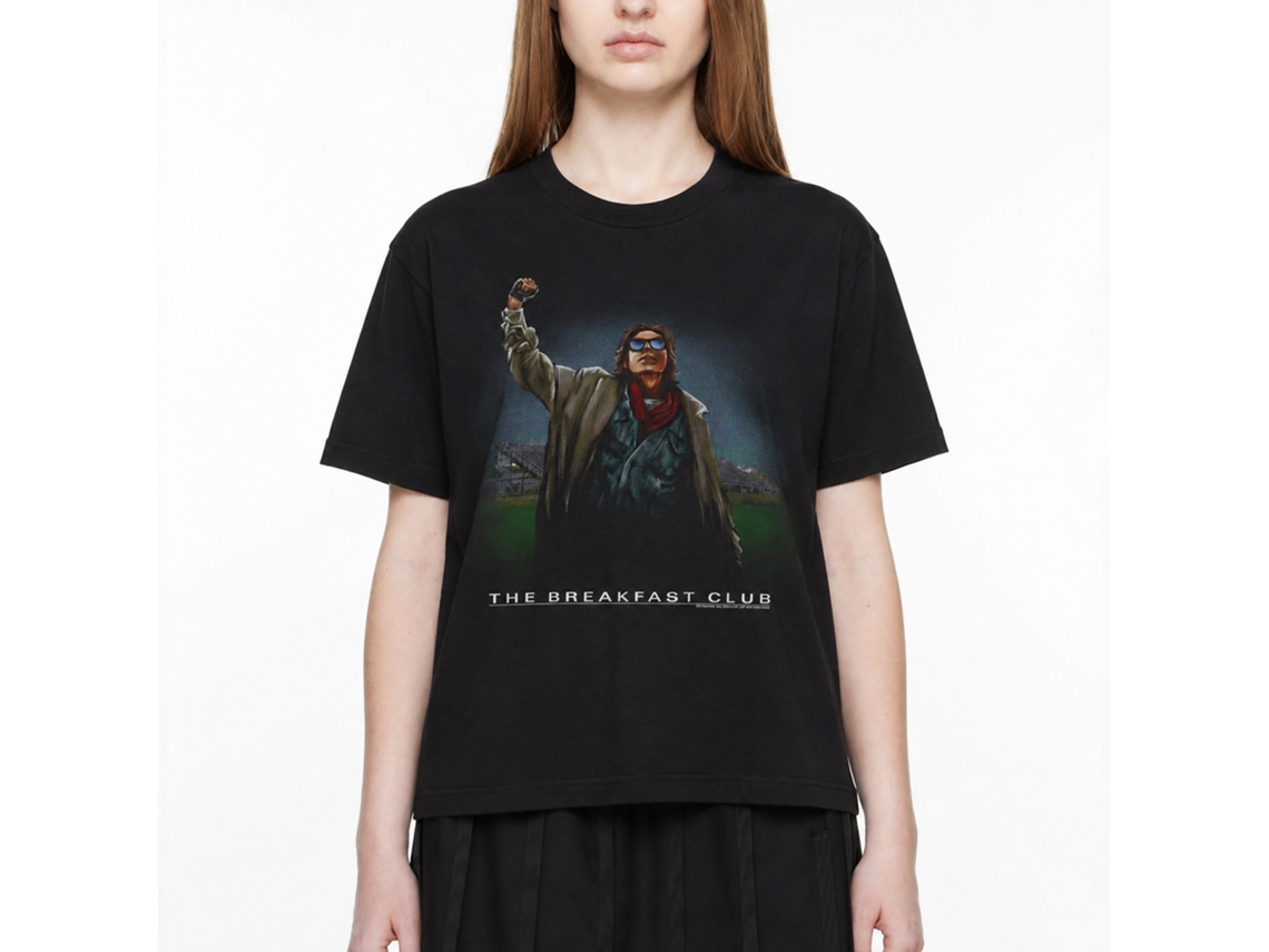 Rockinstone Breakfast Club Movie Fist Pump Black Adult T-shirt Size:xxl