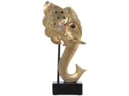 estatueta de elefante de resina