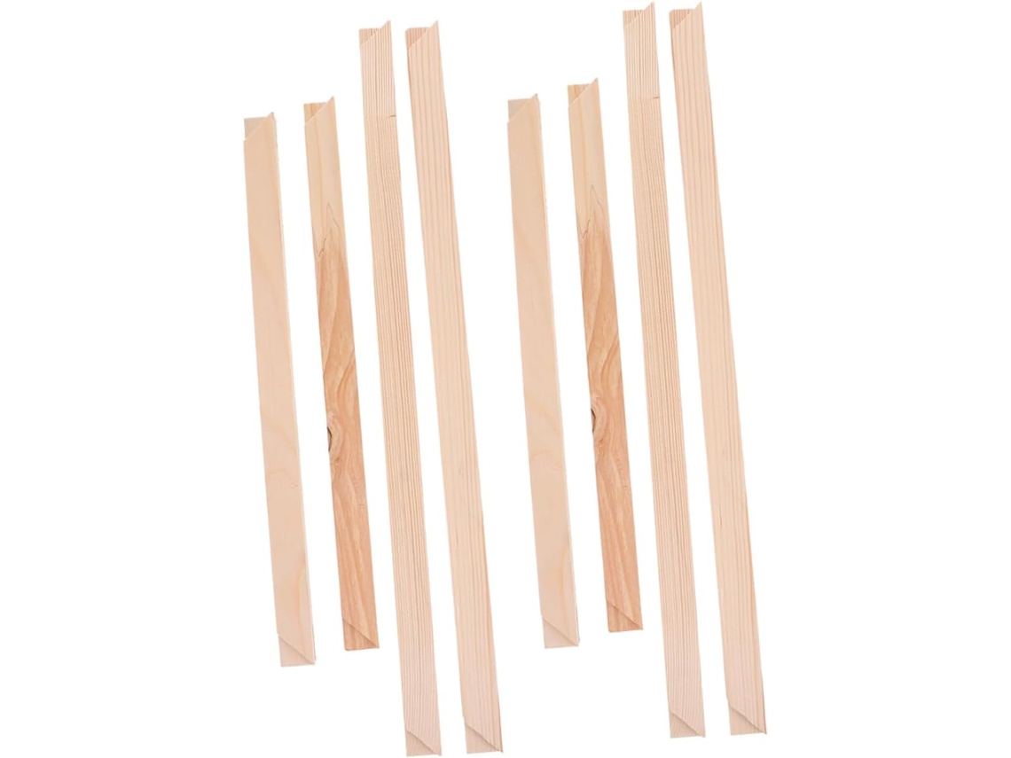 Molduras Duráveis Decoração Parede Barras Esticamento Sintéticas 2 Conjuntos Pintura Diy Tela GOKOCO