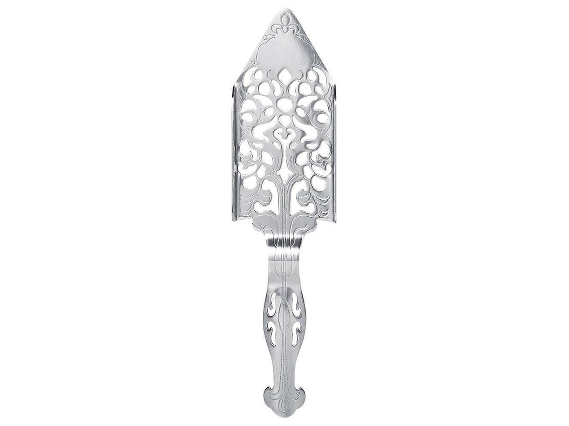 Conjunto De Colher E Copo De Absinto Em Aço Inoxidável Com Design Tradicional Perfurado Para Preparo De Coquetéis.