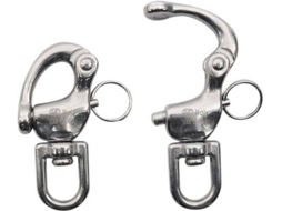 Mosquetão De Escalada KONG Quick Release Rotary Ring Connector (Prateado - 1)