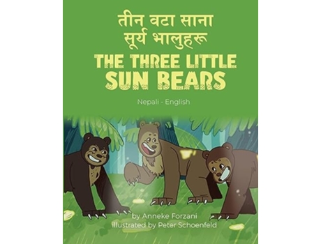 Livro The Three Little Sun Bears ??? ??? ???? ????? ??????? de Anneke Forzani (Nepalês)