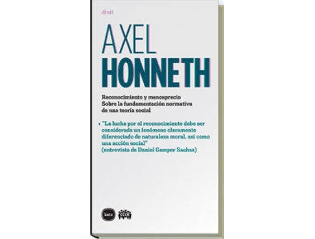 Livro Reconocimiento Y Menosprecio de Axel Honneth (Espanhol)