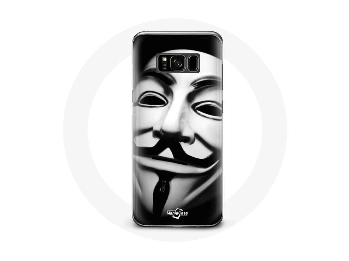 Capa para Samsung Galaxy S8 plus nós somos uma legião de máscara anônima