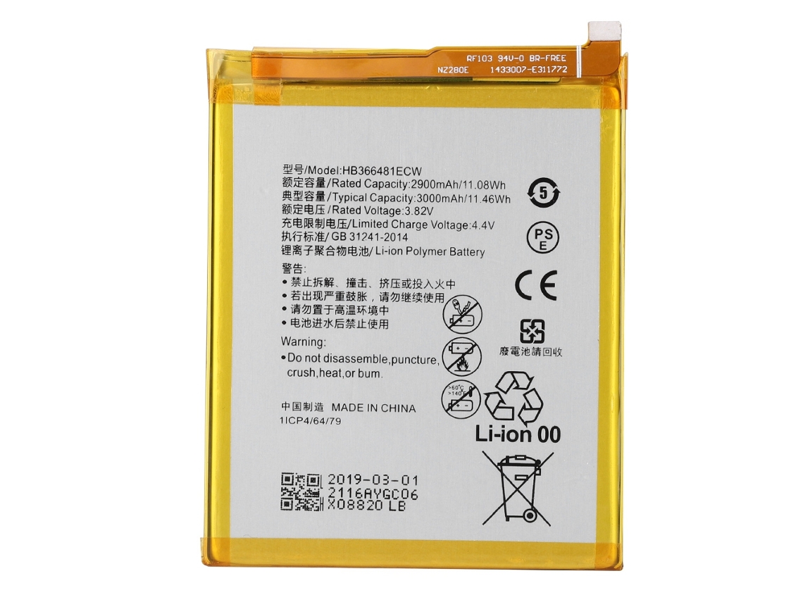 Bateria para Huawei P9 com Capacidade de 2900mah EOOCOO