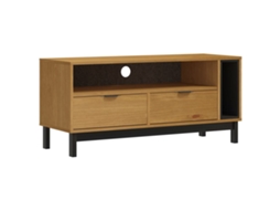 Tv Cabinet, Tv Cabinets Vidaxl Marrom Madeira De Pinho