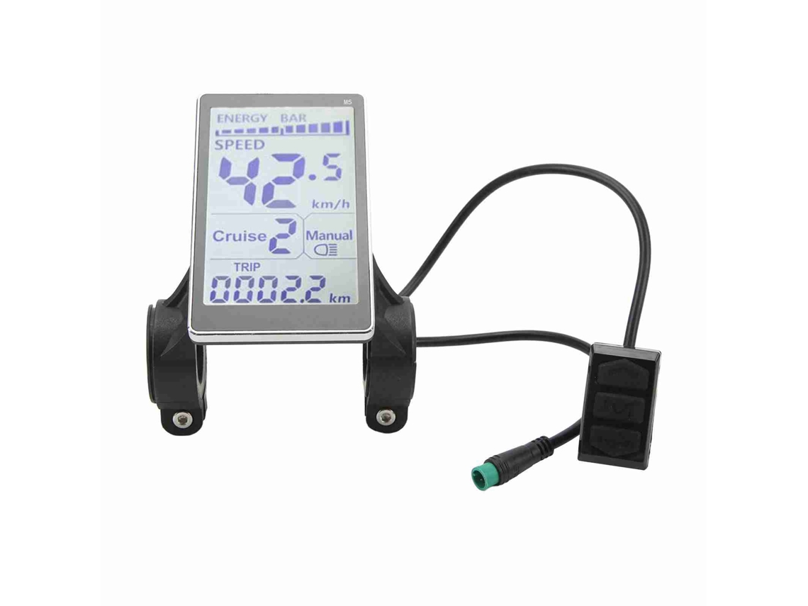 Tela LCD M5 para bicicleta elétrica, universal, 24v 60v, painel display, acessórios
