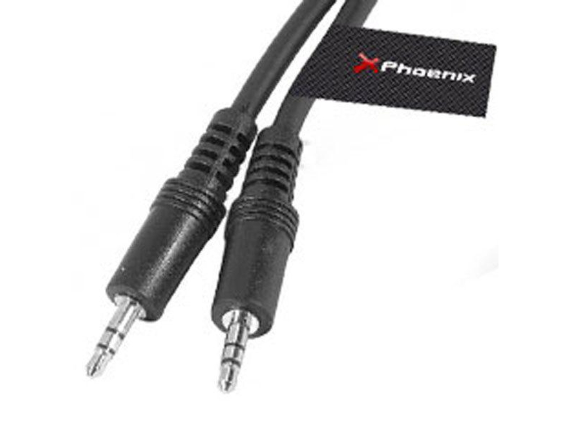 Phoenix Cabo Áudio Phaudiojack3 Jack 3.5 Mm M/M 3 M