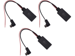 Receptor de Áudio Bluetooth para Carro 3x para Adaptador Auxiliar Ip bus 11 SFUSHOS