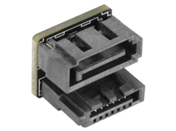 Adaptador Sata 7 Pinos De 180 Graus Para Placa-mãe Com Placa De Circuito Sem Perda De 6gb