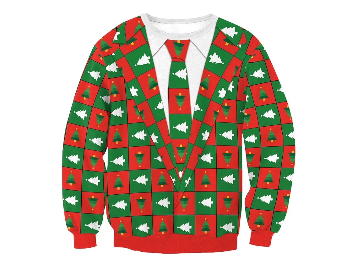 Suéter Natal De Manga Longa Laxiscreed Com Gola Redonda Para Festas Festivas