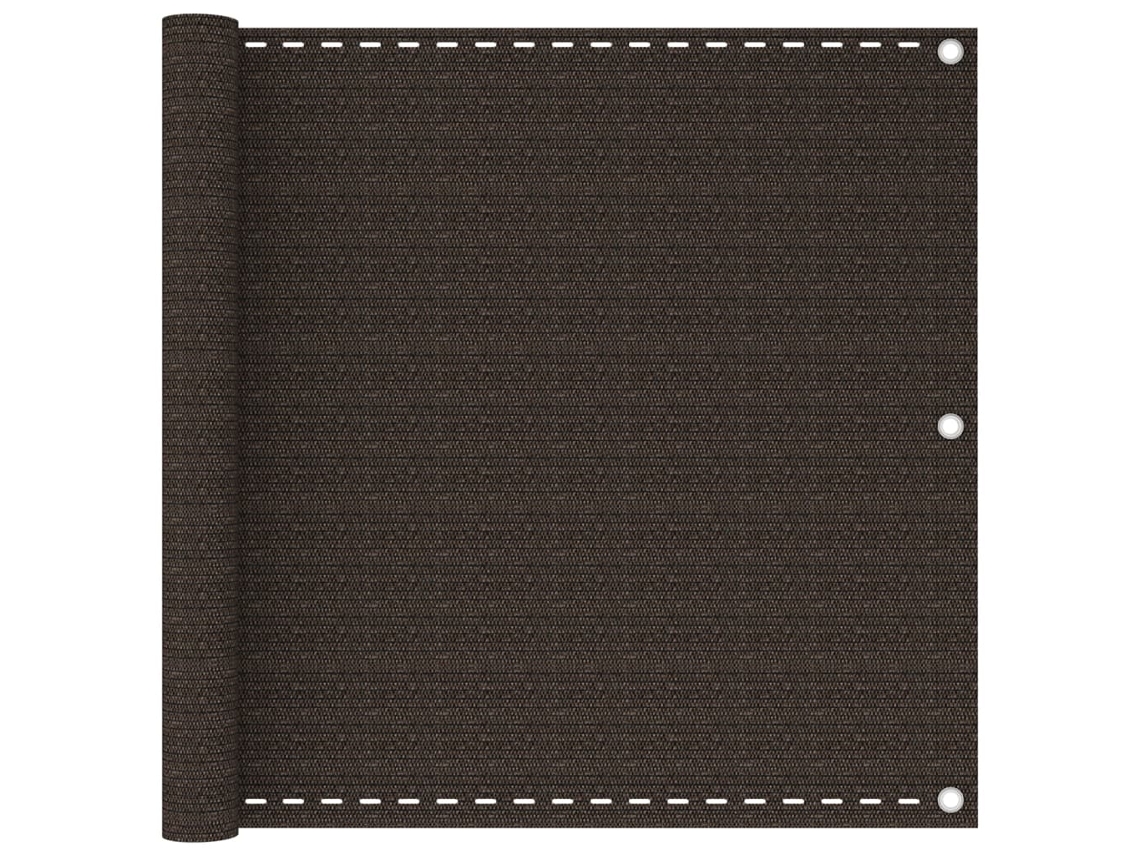 Balcony Screen, Balcony Screens Vidaxl Marrom Polietileno (90 X 400 Cm)