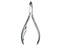 Alicate De Cutículas Em Aço Inox. Alicate Skin De Aço Inox 10 Cm. É Particularmente Indicado Para Remover As Cutículas De