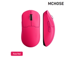 Rato Gaming Wireless Mchose A5 Série Vermelho Rosa