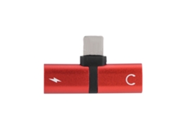 Adaptador de áudio e carregamento para fones Apple, 2 em 1