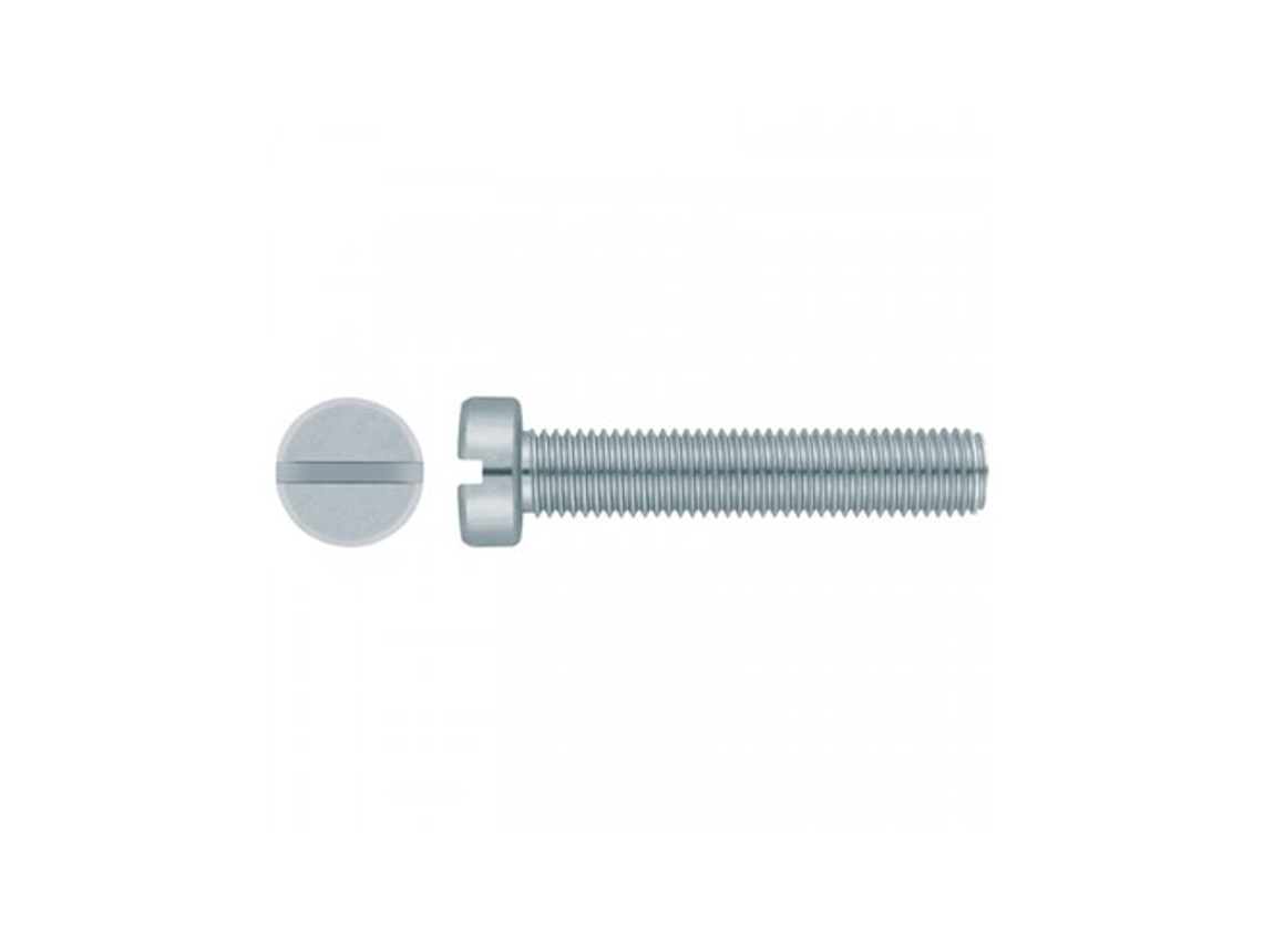 Caixa Com 250 Parafusos Indexados M6x40 Zinco Din 84