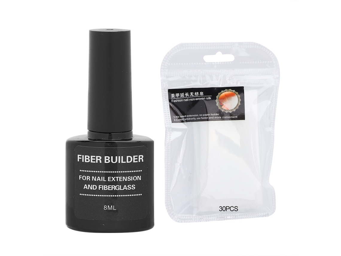 Fibra De Vidro Para Alongamento De Unhas Com Gel 30pcs - Ferramenta Manicure Diy