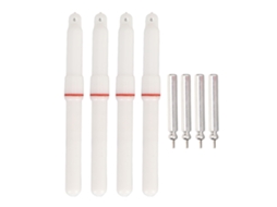 Palitos Luminosos de Pesca Led para Noite Vermelhos 4pcs