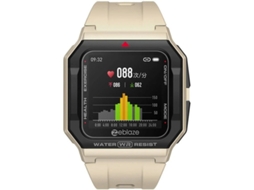 Smartwatch masculino e feminino com pedômetro e frequência cardíaca, relógio esportivo à prova d'água IP68, pulseira inteligente para Android e iOS Bestvite (cinzento)
