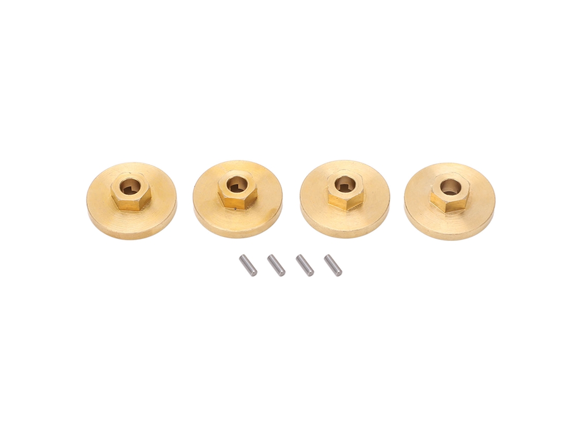Combiner De Latão Para Carro Rc 18mm 6mm Resistente À Desgaste E À Oxidação Para Fms Fcx24 1/24 Crawler Ouro