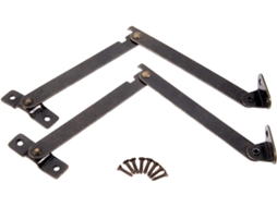 2 Dobradiças De Suporte Tampa Em Bronze Antigo 108x11mm, Para Acessórios De Móveis E Caixas Exposição, Dobradiças Para