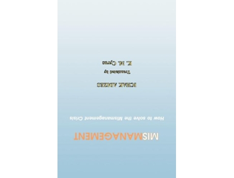 Livro How To Solve The Mismanagement Crisis Farsi Edition Persian Edition de Ichak Adizes PhD (Persa)