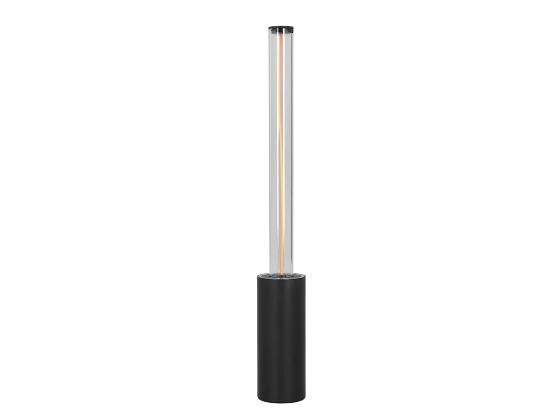 Lâmpada de Mesa sem fio LED 3 modos dimmable controle toque recarregável USB preto com S/MARCA