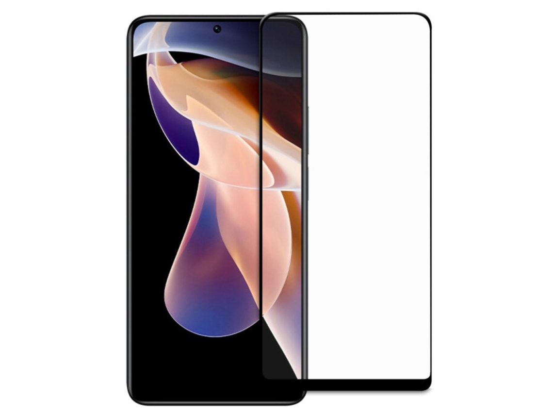 EVELATUS Full Cover Vidro 2.5D para Xiaomi Poco X4 Gt Antiestático / Japão Cola Preta
