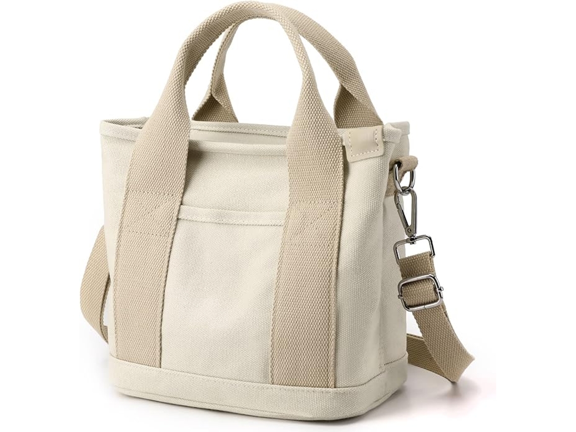 Bolsa AQUAFORGE, Boho, Crochê, Tote, Recortes, Grande Capacidade, Verão, Praia, Branca