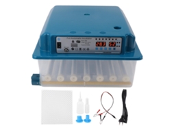 36 Ovos Incubadora Abs Digital Máquina De Chocagem De Aves Com Controle Automático De Temperatura Sistema Elétrico Duplo Para Galinhas Ganso Pato Azul