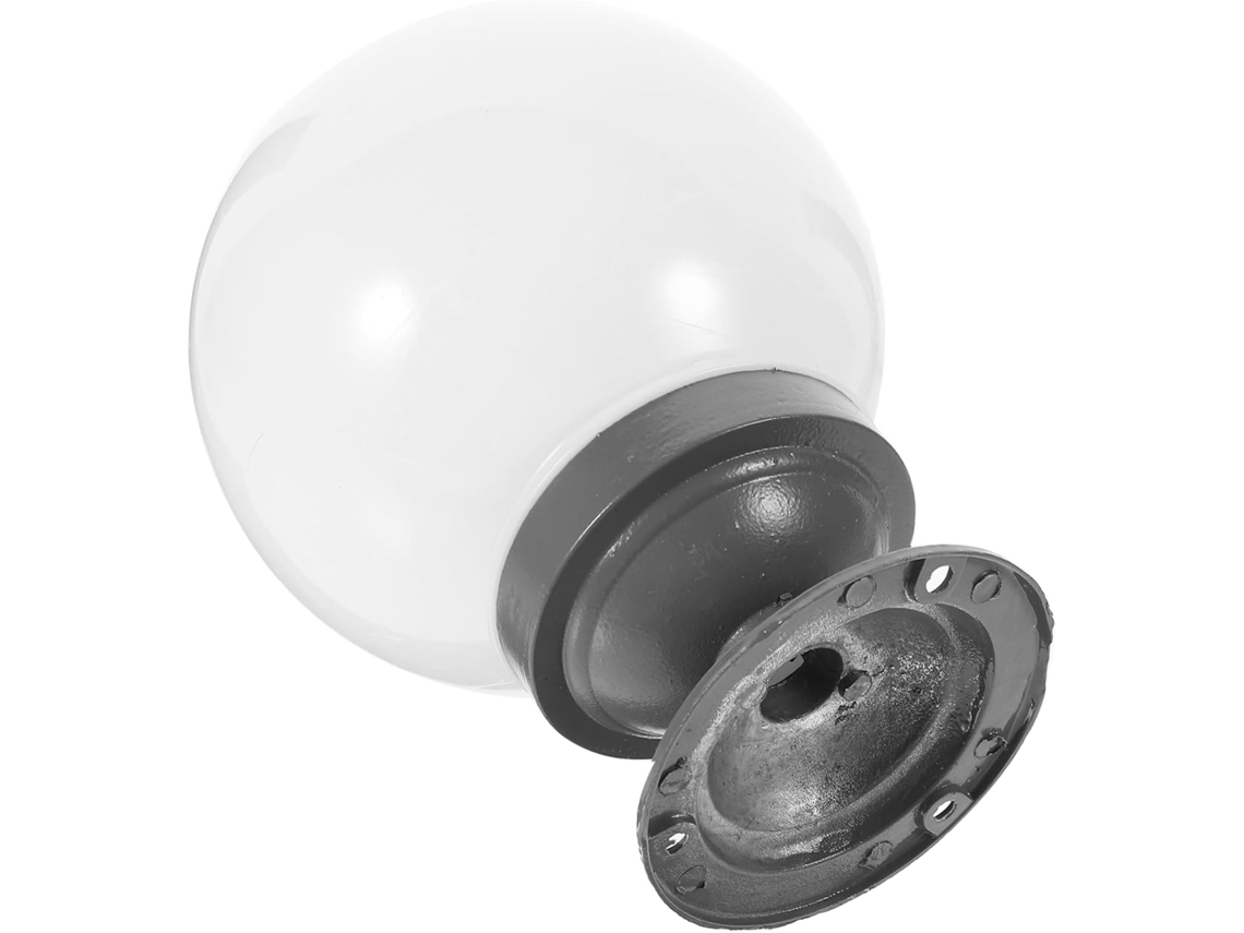 Globo de Acrílico Branco para Lâmpada Externa, Resistente Às Intempéries, Fácil de Instalar SFUSHOS