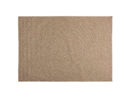 Conjunto 1 Tapete Interno Vidaxl Castanho Poliéster (170 X 120 Cm)