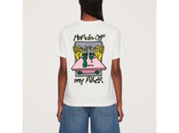 Rockinstone Hands Off My Mixer! Raw Silk Huns N’ Roses T-shirt Unique Designer Style