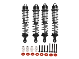 Mali 4pcs Amortecedores Dianteiro Traseiro para Carro Rc Traxxas Maxx 2.0 1/10 Peças de Reposição Preto